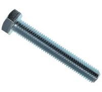 Tornillo de fijación de alta resistencia ZP M12 x 75 mm (caja 25), adecuado para su uso en ingeniería, producción, construcción, reparación y mantenimiento. Chapado en zinc para un acabado más
