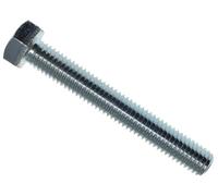 Tornillo de fijación de alta resistencia ZP M12 x 80 mm (caja 25), adecuado para su uso en ingeniería, producción, construcción, reparación y mantenimiento. Chapado en zinc para un acabado más