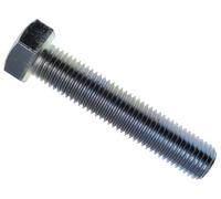 Tornillo de fijación de alta resistencia ZP M16 x 80 mm (caja 10), adecuado para su uso en ingeniería, producción, construcción, reparación y mantenimiento. Chapado en zinc para un acabado más