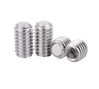 Tornillo de fijación hexagonal de punta plana DIN916 de acero inoxidable 304 for sujetador de posicionamiento, perno sin cabeza de M2-M5 10/50 Uds(50pcs M2x5mm)