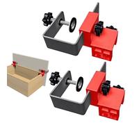 Tornillo de fijación para fachada de cajón | Sujetadores de fijación para armario | Sujetadores robustos y plantilla de taladrado para muebles, carpintería, cocina