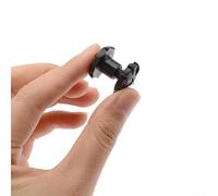 Tornillo de fijación para tablero de buceo, tornillo de fijación de plástico, 6 mm, rosca negra, flotabilidad de ajuste para controlador, 20 x 13 mm (paquete de 4)