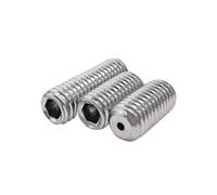 Tornillo de fijación perno sin cabeza hexagonal, acero inoxidable 304, con orificio hueco y salida aire, 1/2/5 piezas, M3, M4, M5, M6, M8 a M16(20mm,1pc M12)