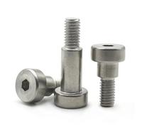 Tornillo de hombro con cabeza hexagonal y rodamiento de rodillos, acero inoxidable 304, M2 3/4/5/6-30 mm, 25 unidades(30mm)