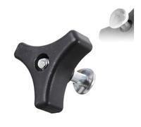 Tornillo de la Tuerca de la Manija del Triángulo, Perno de Tornillo de Tuerca de Mango de Triángulo, Tuerca de Ala y Tornillo de Alimentación, Pernos para Cortacésped, para Honda Lawn Machine, Negro