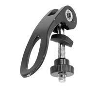 Tornillo de liberación rápida para bicicleta, Abrazadera de poste sillín liberación rápida bicicleta aluminio negro M5x45mm 1 Uds