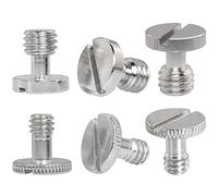 Tornillo de liberación rápida para cámara LUORNG 3 unids 3/8 pulgadas y 3 unids 1/4 pulgadas de cámara de liberación rápida tornillo adaptador adaptador de tornillo conector DSLR cámara accesorios