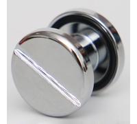 Tornillo de libro de arnés suave para placa trasera BCD, perno de montaje de latón, pieza de repuesto de buceo compatible con agujeros estándar (plata)