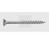 Tornillo de madera 4,5 mm 80 mm Perfil en T Acero galvanizado 75 uds. SWG