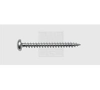 Tornillo de madera 5 mm 50 mm Perfil en T Acero galvanizado 100 uds. SWG