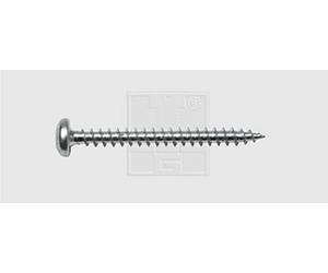 Tornillo de madera 5 mm 50 mm Perfil en T Acero galvanizado 100 uds. SWG