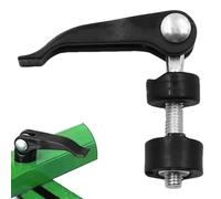 Tornillo de manija del cortacésped: tuerca de botón 45x6mm, kit de montaje manual | Mango ABS de acero inoxidable, ayuda de montaje de piezas de repuesto, fácil instalación, fijación segura para el