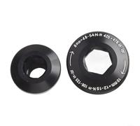 Tornillo de manivela de bicicleta de aluminio y tuerca M15/M26 adecuado para SRAM para GXP Series X7/X9/X0/XX1 (perno+tuerca)
