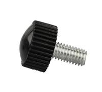 Tornillo De Mano Negro M4 M5 M6, Cabeza Cilíndrica Redonda, Perilla Moleteada Plástico, Perno Apriete, Mariposa 6 Mm A 35(M4X10mm 50pcs)