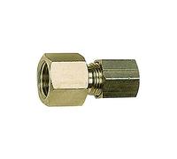 Tornillo de manómetro, G 3/8 I, diámetro exterior del tubo de 10 mm, SW 20, SW1 19, presión de funcionamiento máx. 60 bar, temperatura máx. 150 °C, MS vern.