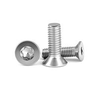 Tornillo de máquina avellanado Torx de seis lóbulos de acero inoxidable 304 M3 M4 M5 M6 6-50 piezas de longitud 3-80 mm(10mm (20pcs),M3)