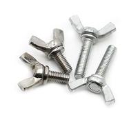 Tornillo de mariposa con cabeza ala acero inoxidable/galvanizado