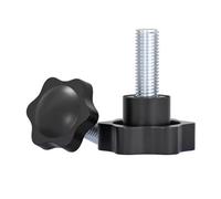 Tornillo de mariposa con pomo sujeción estrella M6/M8/M10 mm, acero al carbono galvanizado, diámetro cabeza 38, rosca apriete (M10*20-5 unidades)(M10*70mm2pcs)