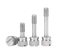 Tornillo de mariposa ranurado de acero inoxidable GB839 304, de una sola palabra, sin prolapso, con apriete manual y antiaflojamiento.(25mm)