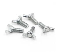 tornillo de mariposa, W. Pernos Tornillos de mariposa Acero galvanizado M4-M12 8-50 mm 10/20/50/100 piezas(25mm,M8 20pcs)