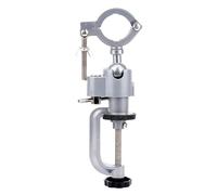 Tornillo de mesa para soporte multifunción giratorio de 360 grados, para tornillo fijo universal con construcción de aleación de aluminio, compatible con taladro eléctrico y amoladora para uso en