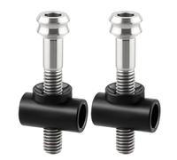 Tornillo de metal para sillín de bicicleta, tornillo de tija de sillín de 5 x 30/40 mm, tornillos fijos de cabeza redonda, accesorios de ciclismo, tornillo de barra de asiento de bicicleta