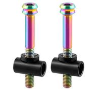 Tornillo de metal para sillín de bicicleta, tornillo de tija de sillín de 5 x 30/40 mm, tornillos fijos de cabeza redonda, accesorios de ciclismo, tornillo de barra de asiento de bicicleta