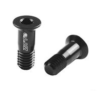 Tornillo de montaje de rueda de guía de desviador trasero M5x14.2mm Perno de polea de tensión de aleación de aluminio para servicio de componentes de transmisión de bicicleta (negro)