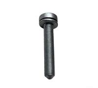 Tornillo de montaje del motor N91210501 para A4 A5 para A6 - Cierre de acero tono plateado fácil de instalar Kit de reparación componente del coche (1 unidad)