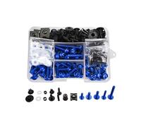 Tornillo de motocicleta Para CB500X Para CB599 Para HORNET Para CB600 Para CB600F Kit De Pernos De Carenado M6 M5 Tornillos De Sujeción De Carrocería Tuercas(Blue)