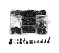 Tornillo de motocicleta Para CBR400 Para CBR400R Para CBR400RR Para CBR500R Un Juego De Tornillos De Carenado M6 M5 Tornillos De Sujeción De Carrocería Tuercas(Negro)