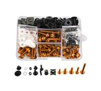 Tornillo de motocicleta Para CBR400 Para CBR400R Para CBR400RR Para CBR500R Un Juego De Tornillos De Carenado M6 M5 Tornillos De Sujeción De Carrocería Tuercas(Orange)