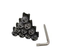 Tornillo de motocicleta Tornillos Carenado Motocicleta CNC Pernos Resorte Cuerpo Motocicleta Personalizados Para VFR800 VFR750 VTR1000 CBR 125R 300R 500R RC51 Accesorio(Titanium)