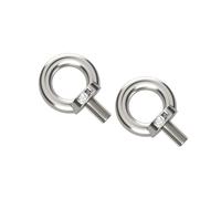 Tornillo de ojo de acero inoxidable 304, Pernos de ojo de rosca macho M22 x 36 mm, anillo de 37 x 68 x 16 mm, acero inoxidable 304, 1/2/3 piezas for elevación(2pcs)