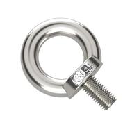 Tornillo de ojo de acero inoxidable 304, Pernos de ojo de rosca macho M22 x 36 mm, anillo de 37 x 68 x 16 mm, acero inoxidable 304, 1/2/3 piezas for elevación(1pcs)