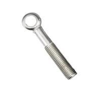 Tornillo de ojo tipo ojo de pez Tornillo del agujero del resbalón del ojo de pez del perno del vínculo del anillo con acero inoxidable 304((2Pcs) M8x20-Full)