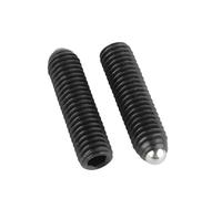 Tornillo de perno, 1/2/3 piezas Grado negro 12.9 M2.5 M3 M4 M5 M6 M8 M10 M12 M16 Cabeza hexagonal Bola resorte Punto émbolo fijación (4 mm, M5-3 piezas)(4mm,M10 2pcs)