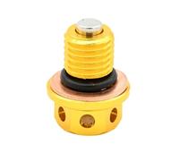 Tornillo de Perno de tapón de Drenaje de Aceite M12X1 5 Compatible con YZ250 YZ250X XT250X WR250R WR250X YZF WRF 400 426 YZ80 YZ100 YZ125 YZ250 YZ 400 465 Piezas de Motor de Motocicleta(Oro)