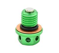 Tornillo de Perno de tapón de Drenaje de Aceite M12X1 5 Compatible con YZ250 YZ250X XT250X WR250R WR250X YZF WRF 400 426 YZ80 YZ100 YZ125 YZ250 YZ 400 465 Piezas de Motor de Motocicleta(Verde)