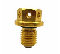 Tornillo De Perno Drenaje Aceite Magnético M12xP1.5 Para H CBR400RR 1990-1999(ORO)