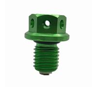 Tornillo De Perno Drenaje Aceite Magnético M12xP1.5 Para H CBR400RR 1990-1999(VERDE)