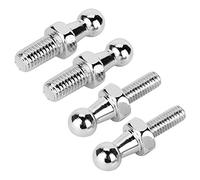 Tornillo de Perno Prisionero de Bola, Perno de Perno Prisionero de Bola de Aleación de Aluminio CNC de 2 Piezas para Puntal de Gas Bola Terminado Capo(M6)