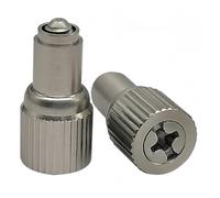 Tornillo de placa de presión de chapa metálica con resorte suelto remachado de acero inoxidable M2.5 M3 PF10(A 2.5,PF10-M2.5-2(100pcs))