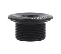Tornillo de plato de bicicleta de montaña, manivela de aleación de aluminio M15/M18/M20 compatible con IXF M19 biela tornillo de fijación (negro-M19)