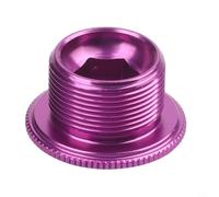 Tornillo de plato de bicicleta de montaña, manivela de aleación de aluminio M15/M18/M20 compatible con IXF M19 biela tornillo de fijación (morado - M20)