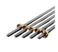 Tornillo de plomo, 2 uds T8 con tuerca de latón y tornillo varilla roscada acero inoxidable, for eje Z impresora 3D