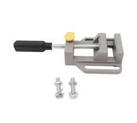 Tornillo de prensa de taladro pequeño, tornillo de banco para trabajar la madera de liberación rápida de aleación de aluminio para máquina perforadora de tallado DIY