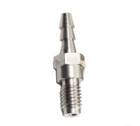Tornillo de puente de tubo de acero inoxidable para freno de aceite Magura HS33 SH11 RT6 RT8 MT2, tornillo de fijación de conector de manguera de 5 mm de diámetro exterior, pieza de repuesto plateada