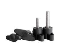 Tornillo de pulgar en forma de Z de acero inoxidable 304 con diámetro de cabeza de 27 mm, perno de perilla manual ajustable(M5x35mm)