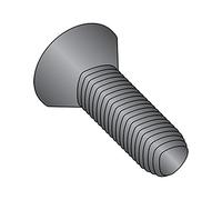 Tornillo de rosca de acero para metal, acabado de óxido negro, cabeza plana de 82 grados, unidad Phillips, tamaño de rosca #4-40, 5/16" de longitud (paquete de 100)